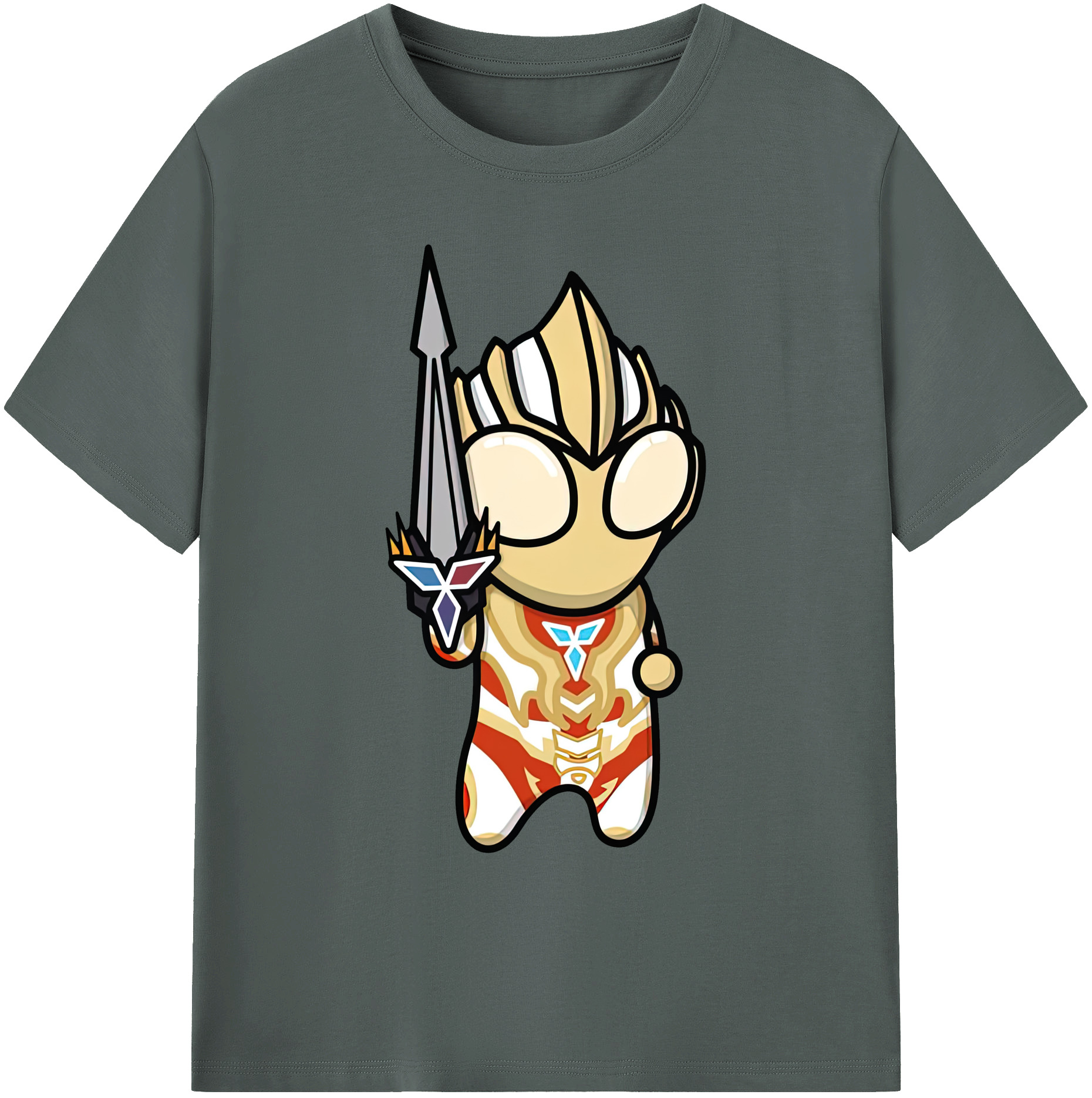 （画像用） ウルトラマン Ultraman 綿100％ メンズ半袖Tシャツ｜肌触りやわらか＆通気性